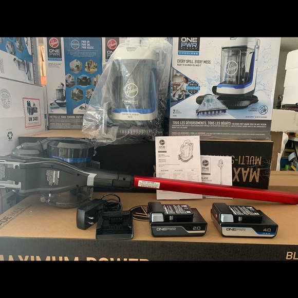 Bundle of 2 HOOVER ONE POWER  1 CORDLESS BLADE VACUUM AND1  SPOTLESS GO GLEANER - Picture 6 of 16